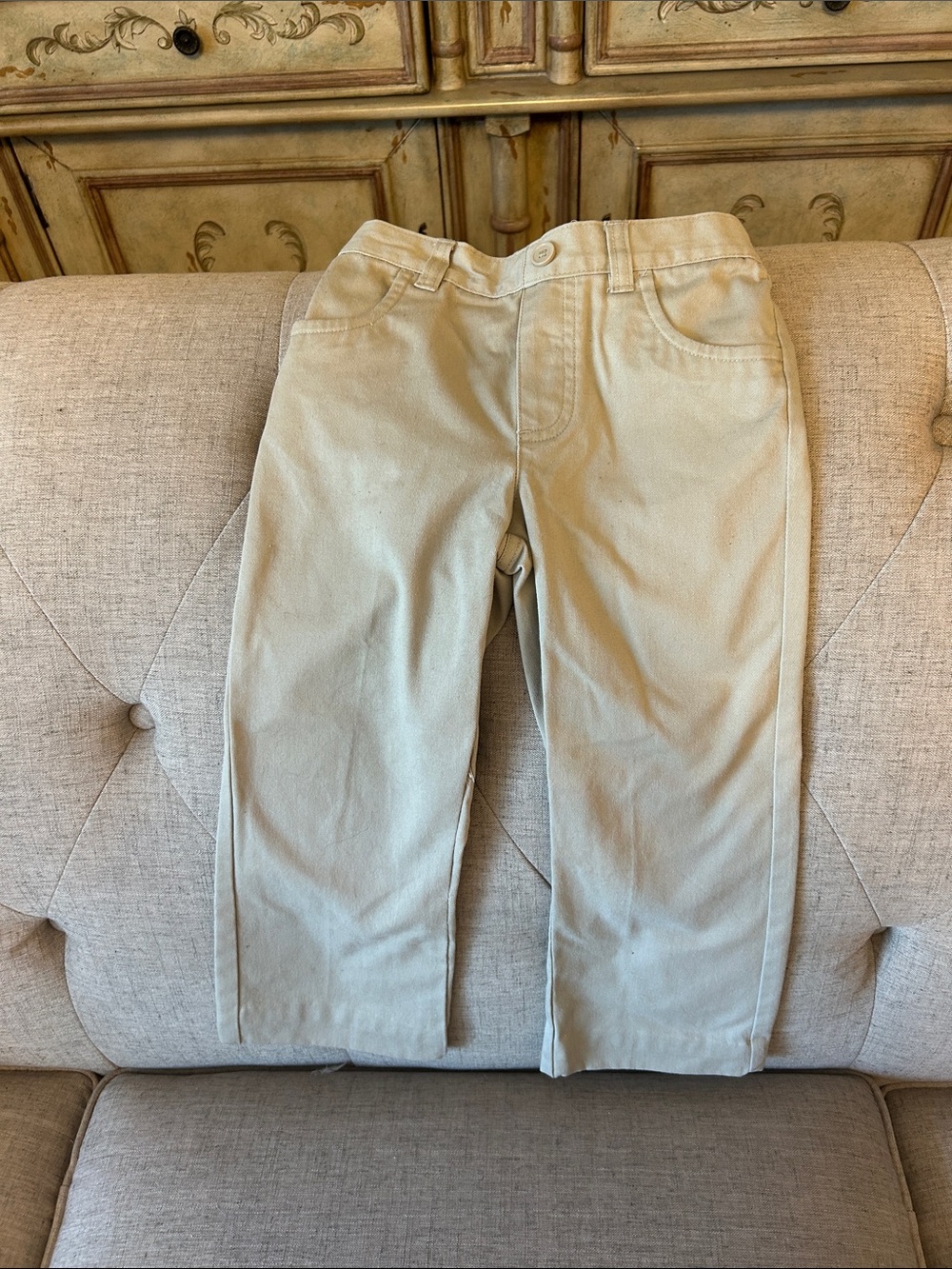 French Toast Boys' Khaki Straight-Leg Pants 🌹